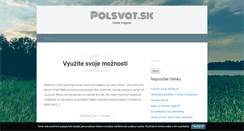 Desktop Screenshot of polsvat.sk